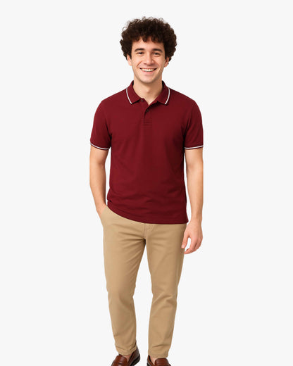 Corcul Men Pima Cotton Polo T-shirt