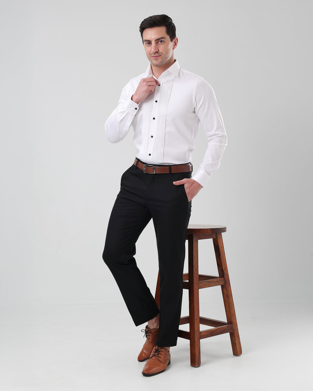 Luxe Tuxedo Shirt