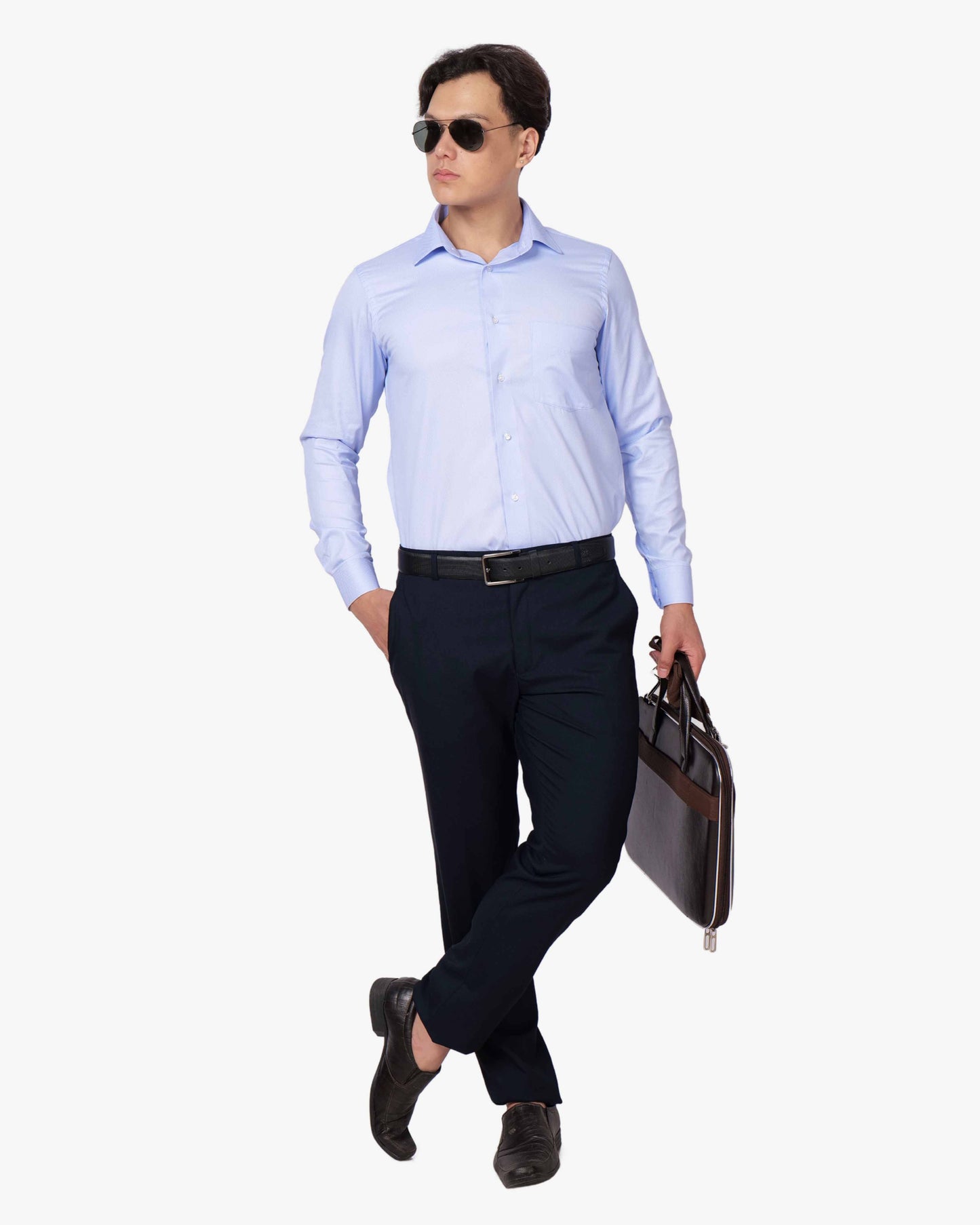 Dobby Cotton Fine Checks Shirt