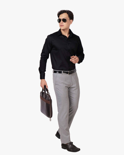 Satin Ease Cotton Shirt
