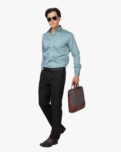 Satin Ease Cotton Shirt