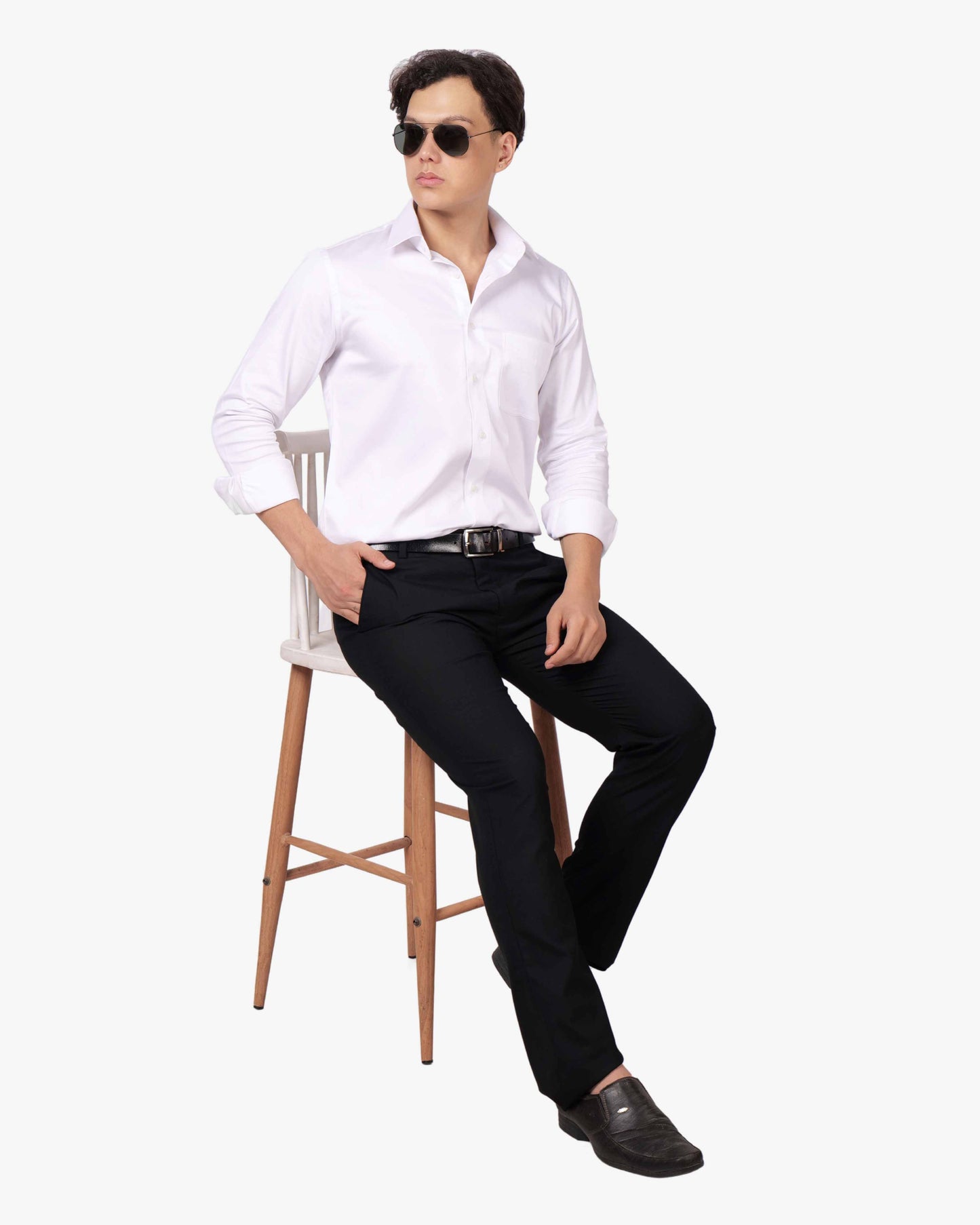 Satin Ease Cotton Shirt